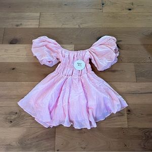 pink princess polly halton mini dress NEW